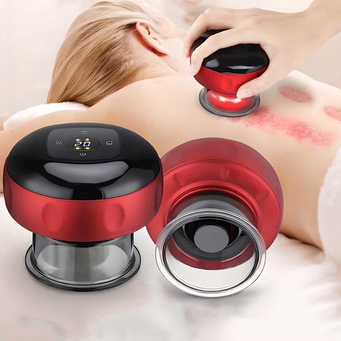 Electric Cupping Therapy Machine with 12 Level Temperature